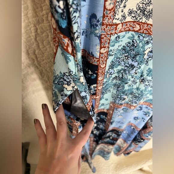 NWT J.Jill Floral Patchwork Maxi Dress with Pockets - Picture 5 of 6